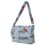 Christmas birds Full Print Messenger Bag (M)