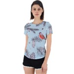 Christmas birds Back Cut Out Sport Tee