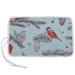 Christmas birds Pen Storage Case (S)