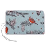 Christmas birds Pen Storage Case (L)