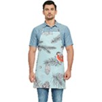 Christmas birds Kitchen Apron