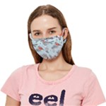 Christmas birds Crease Cloth Face Mask (Adult)