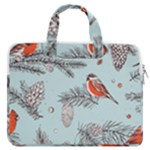 Christmas birds MacBook Pro Double Pocket Laptop Bag (Large)