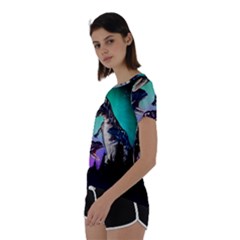 Short Sleeve Open Back T-Shirt 