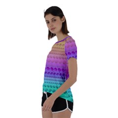 Short Sleeve Open Back T-Shirt 