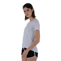 Short Sleeve Open Back T-Shirt 