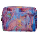 Abstract marbling art print Make Up Pouch (Medium)