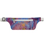 Abstract marbling art print Active Waist Bag