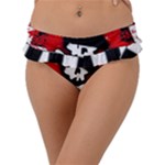 Emo Skull Frill Bikini Bottom