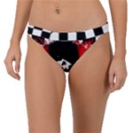 Emo Skull Band Bikini Bottom