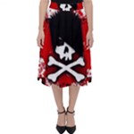 Emo Skull Classic Midi Skirt