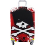 Emo Skull Luggage Cover (Large)