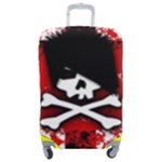 Emo Skull Luggage Cover (Medium)