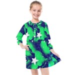 Space Odyssey  Kids  Quarter Sleeve Shirt Dress