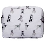 Husky Dogs Make Up Pouch (Large)