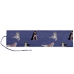 Husky Dogs With Sparkles Roll Up Canvas Pencil Holder (L)