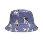 Husky Dogs With Sparkles Inside Out Bucket Hat