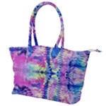 Waves Repeats V Canvas Shoulder Bag