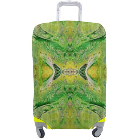 Green Repeats Luggage Cover (Large) from ArtsNow.com