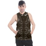 Folk flowers print Floral pattern Ethnic art Men s Sleeveless Hoodie