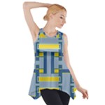 Abstract pattern geometric backgrounds   Side Drop Tank Tunic