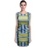 Abstract pattern geometric backgrounds   Classic Sleeveless Midi Dress