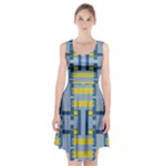 Abstract pattern geometric backgrounds   Racerback Midi Dress