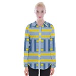 Abstract pattern geometric backgrounds   Womens Long Sleeve Shirt