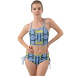 Abstract pattern geometric backgrounds   Mini Tank Bikini Set