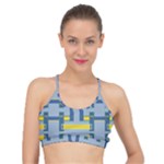 Abstract pattern geometric backgrounds   Basic Training Sports Bra