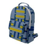 Abstract pattern geometric backgrounds   Flap Pocket Backpack (Large)