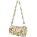 Abstract pattern geometric backgrounds   Mini Cylinder Bag