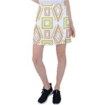 Abstract pattern geometric backgrounds   Tennis Skirt