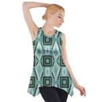 Abstract geometric design   geometric fantasy   Side Drop Tank Tunic