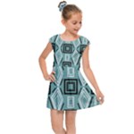 Abstract geometric design   geometric fantasy   Kids  Cap Sleeve Dress
