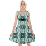 Abstract geometric design   geometric fantasy   Reversible Velvet Sleeveless Dress
