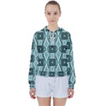 Abstract geometric design   geometric fantasy   Women s Tie Up Sweat