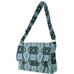 Abstract geometric design   geometric fantasy   Full Print Messenger Bag (S)