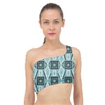 Abstract geometric design   geometric fantasy   Spliced Up Bikini Top 