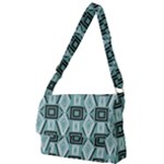 Abstract geometric design   geometric fantasy   Full Print Messenger Bag (L)