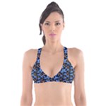 Blue Tigers Plunge Bikini Top