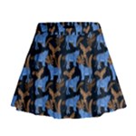 Blue Tigers Mini Flare Skirt