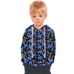 Blue Tigers Kids  Overhead Hoodie