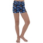 Blue Tigers Kids  Lightweight Velour Yoga Shorts