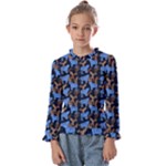 Blue Tigers Kids  Frill Detail Tee