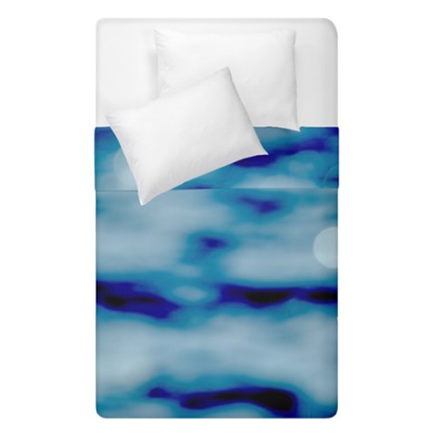 Blue Waves Abstract Series No5 Duvet Cover Double Side (Single Size) from ArtsNow.com
