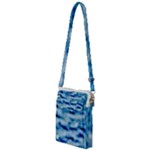 Blue Waves Abstract Series No5 Multi Function Travel Bag