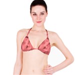 Red Flames Abstract No2 Bikini Top