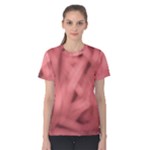 Red Flames Abstract No2 Women s Cotton Tee