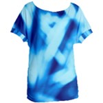 Blue Abstract 2 Women s Oversized Tee